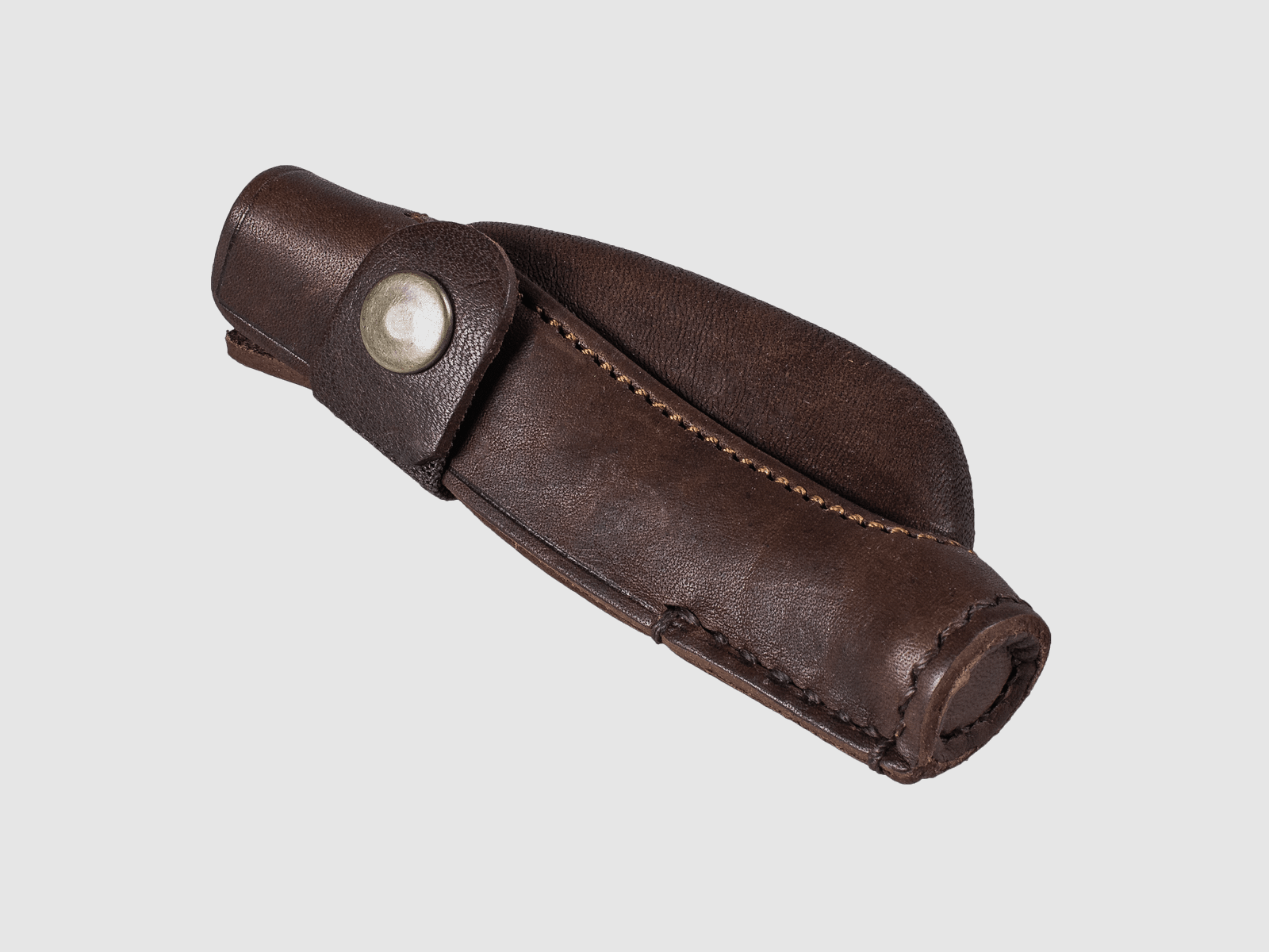 Funda de boca para rifle de repetición con alza alta de cuero
