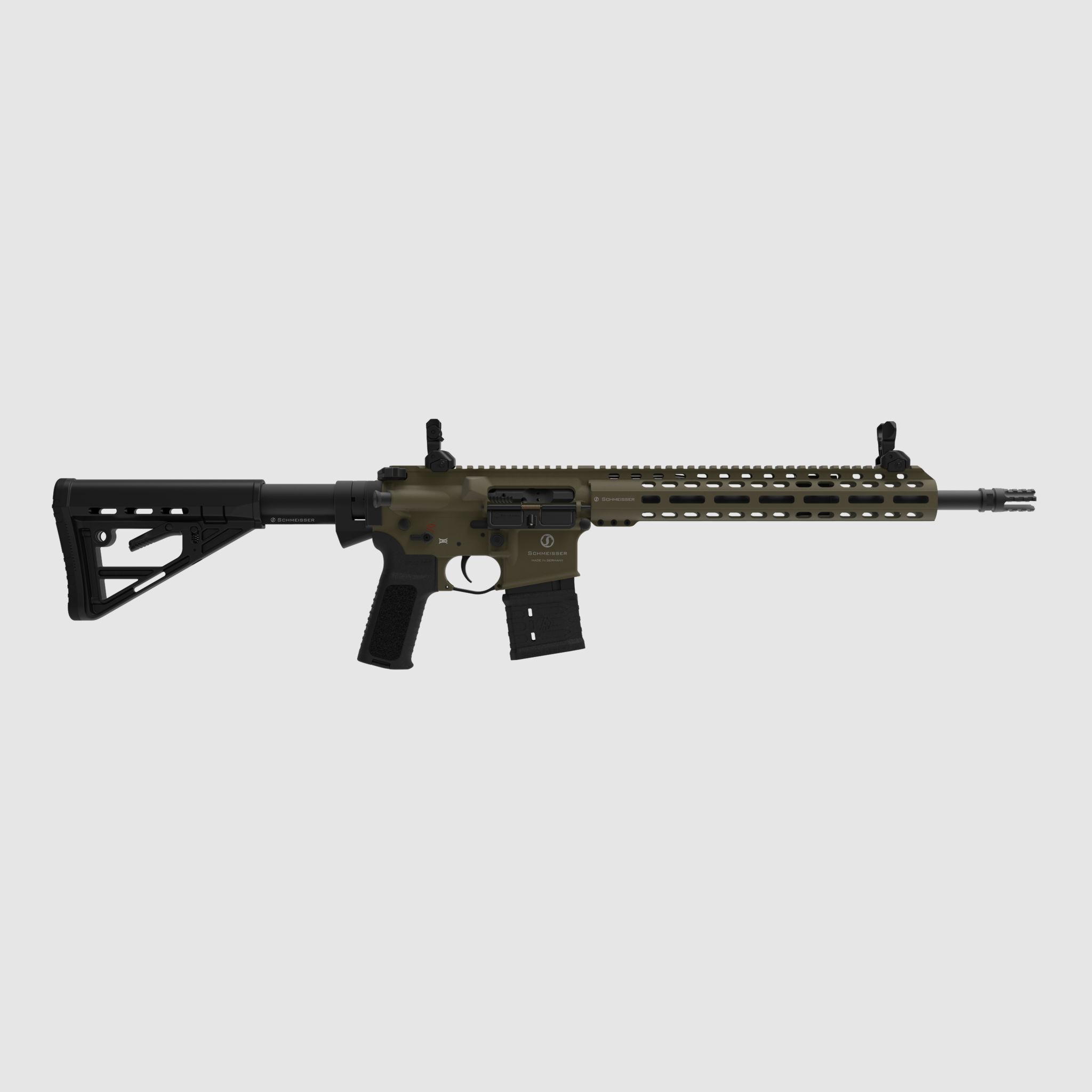 SCHMEISSER AR15 M4FL – CERAKOTE OD GREEN / .223 Rem. / 14,5" | 370mm