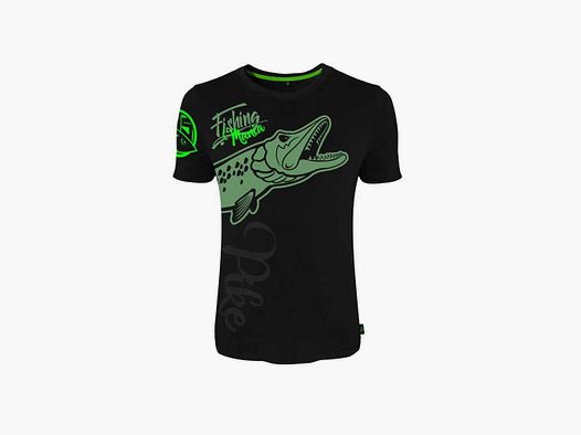 T-Shirt Hot Spot Design Fishing Mania Hecht L