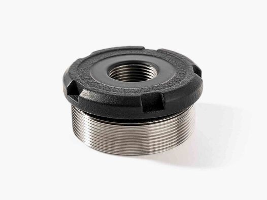 Q-WORKS Adattatore filettato per canna / Direct Mount (DM) – Nero - 1/2-20 UNF
