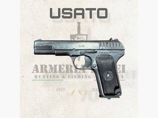 USATO – PISTOLA – TOKAREV MOD. TT-33 cal. 7.62×25mm