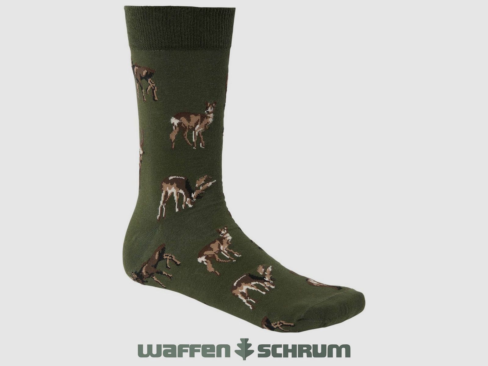 Chevalier Socke Pomeroy Green Deer Marble Green