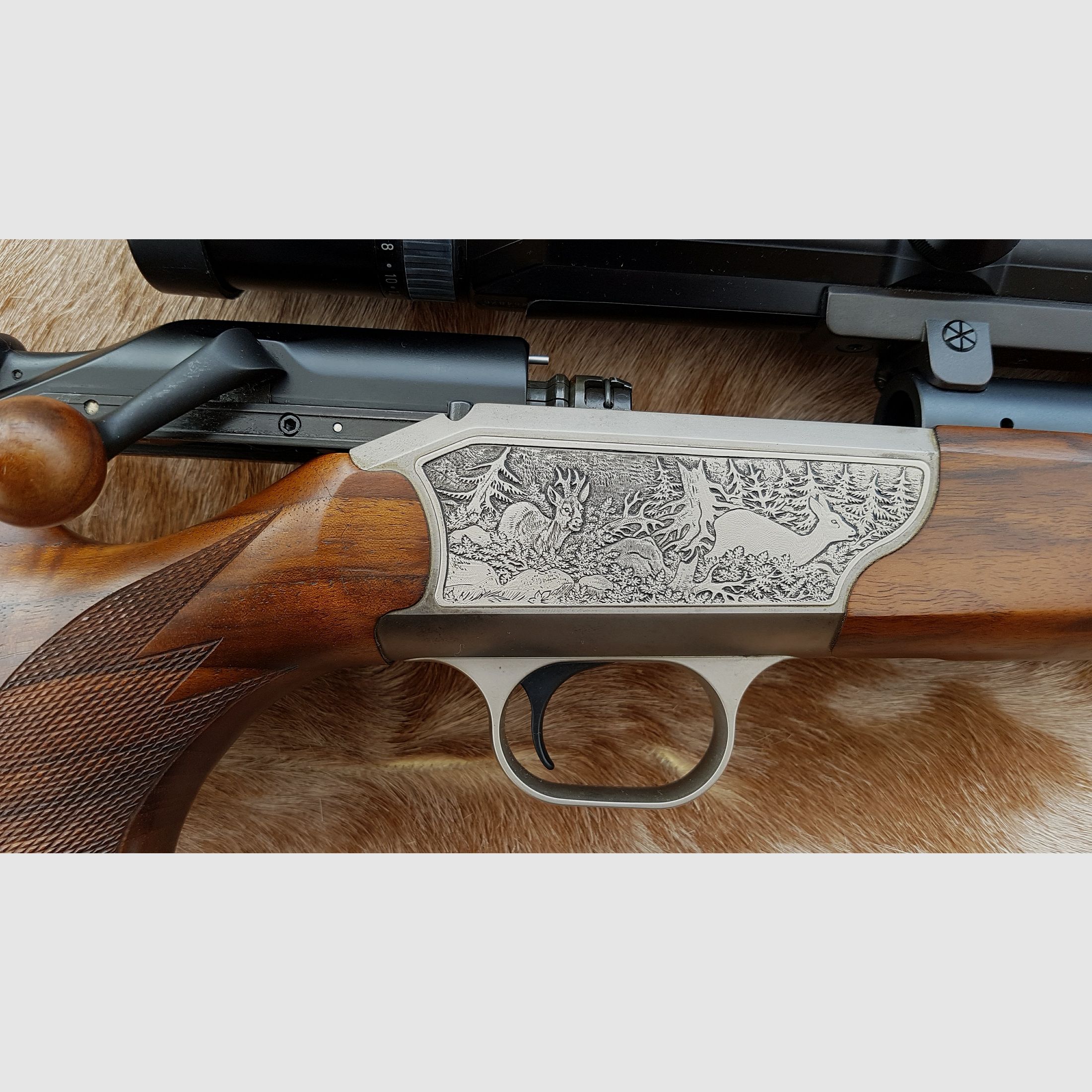 Blaser R93 Luxus, kal. 9,3x62, Blaser montaż siodłowy Zeiss 3-12x56