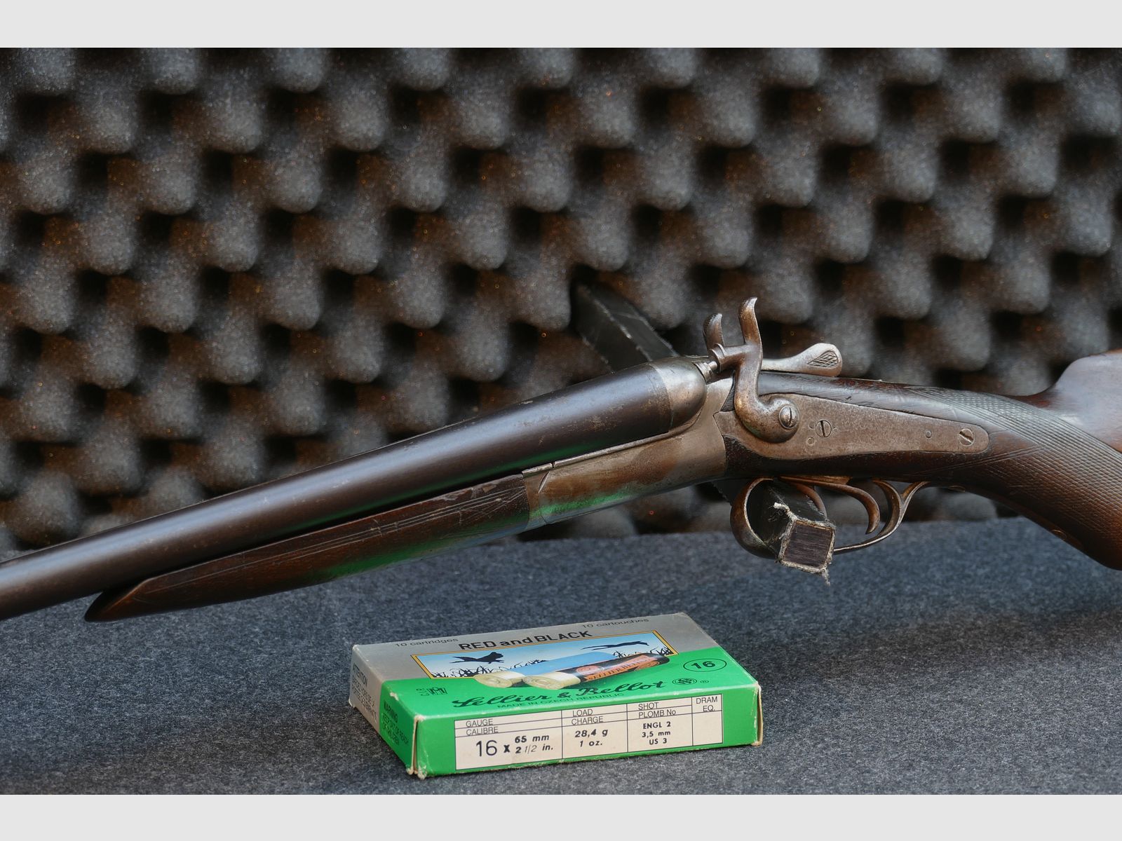 Fusil de chasse belge à double canon Clement Liège, calibre 16/65