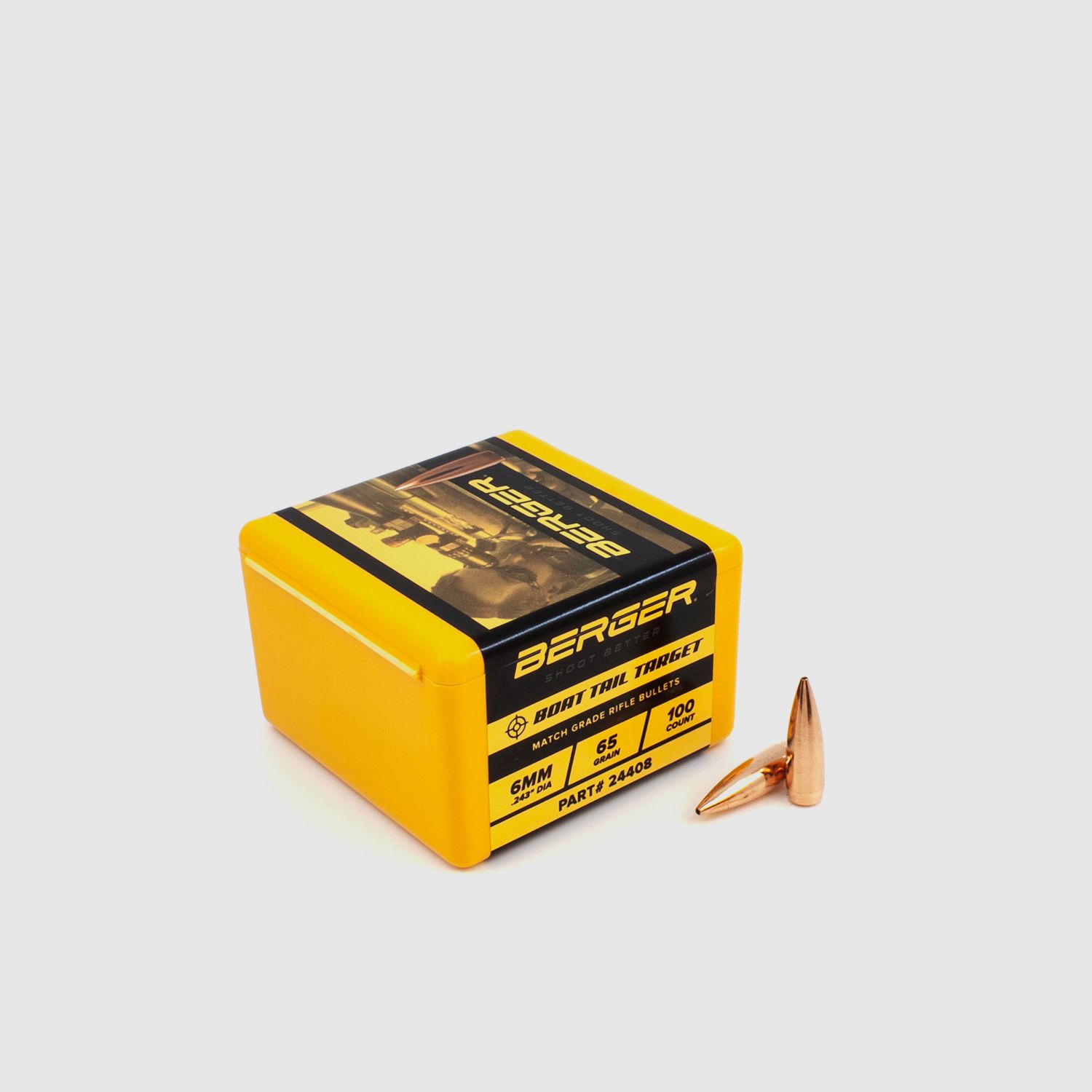 Berger Geschoss 6mm/.243 BT Target 65GR 100 Stück