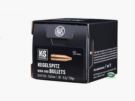 RWS pociski KS kal.308 150gr. 50szt. 2146304