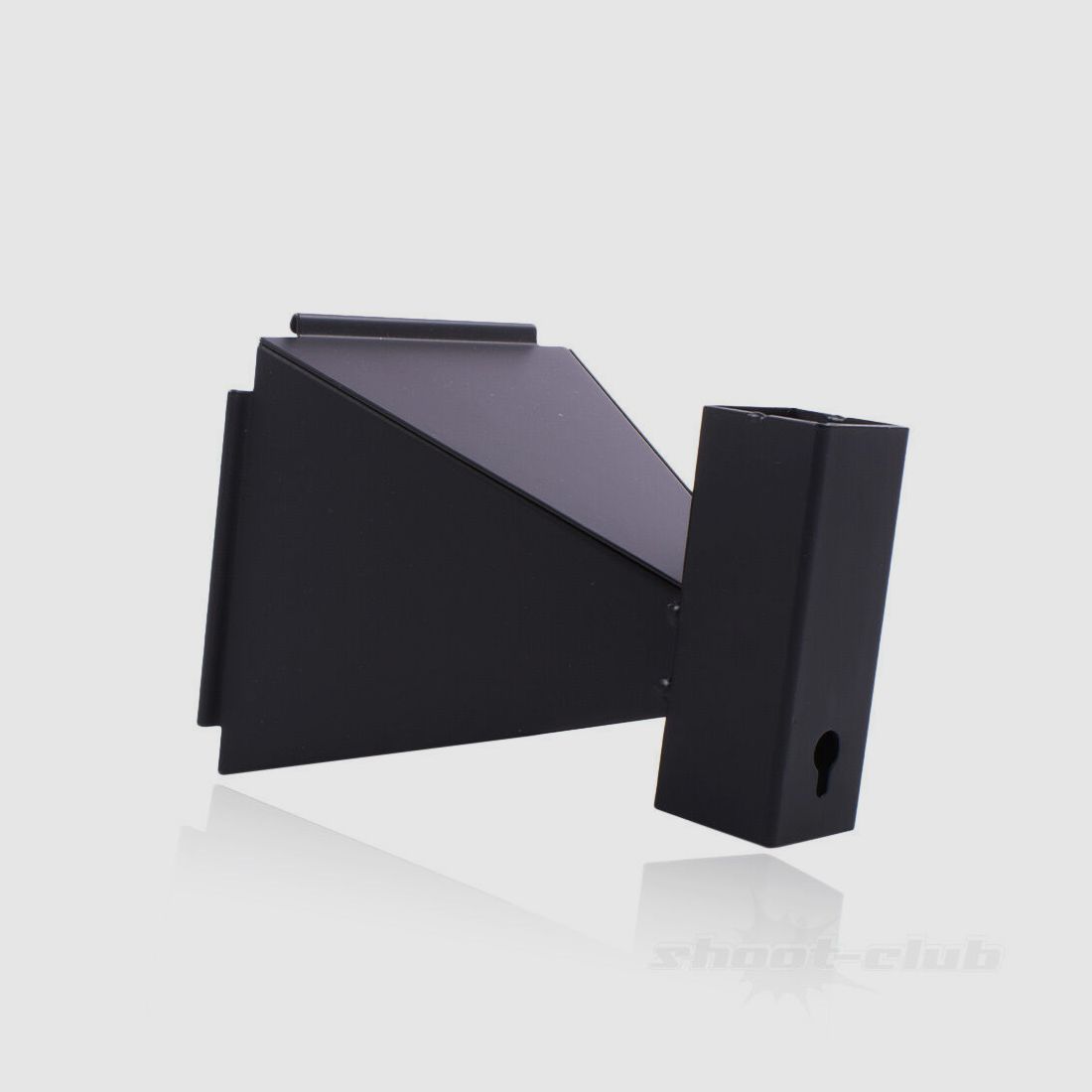 shoXx Trichter Kugelfang aus Stahl 14x14cm, schwarz