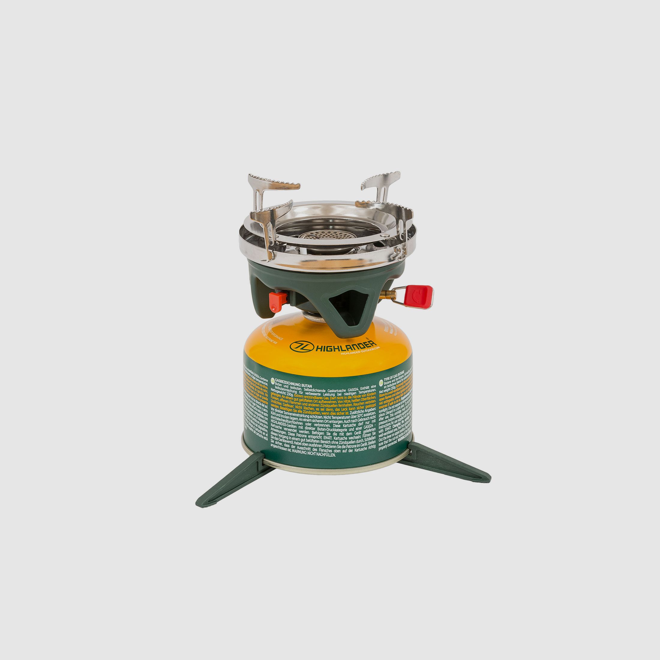 Highlander Forces Fast Boil Campingowy Kuchenka Gazowa 1,1l Oliwkowy