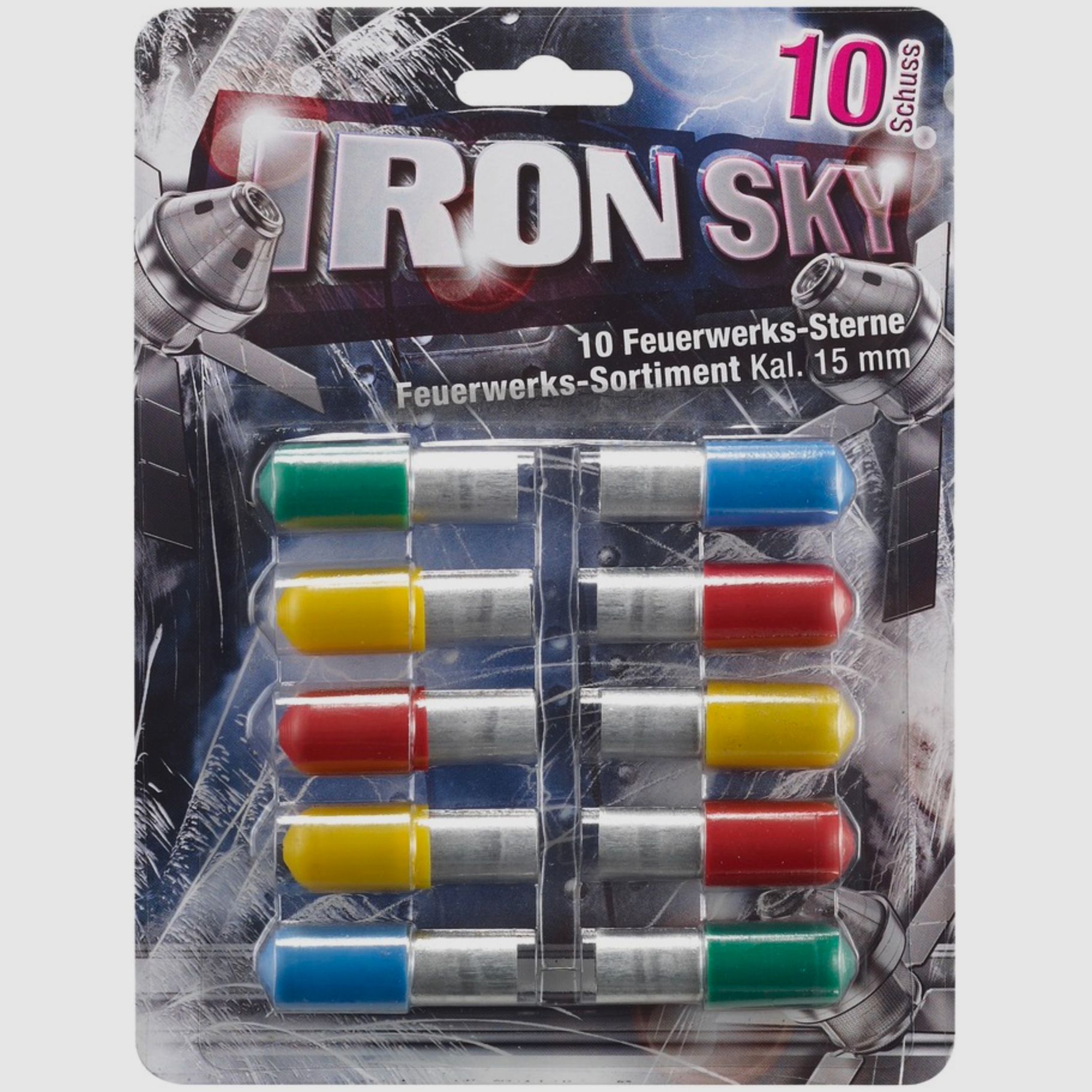 Umarex 4.1557 Iron Sky Blister 10 proiettili di fuoco stelle luminose Pyro