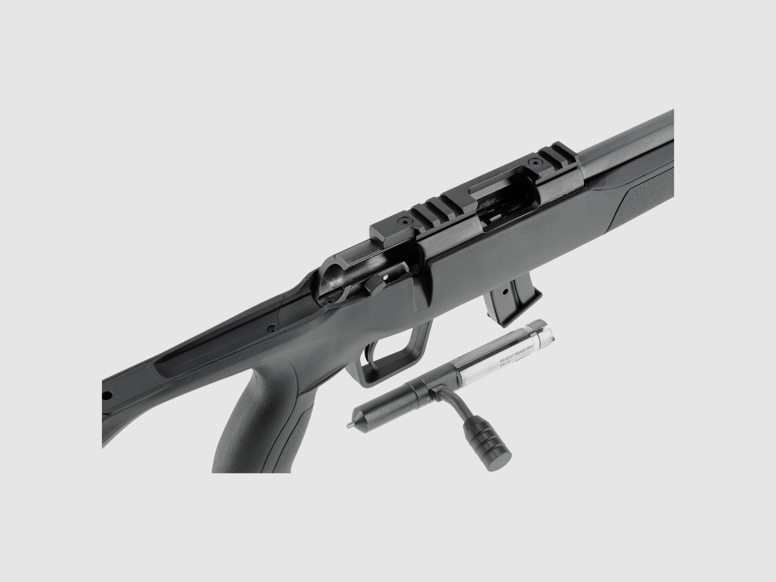Pack Carabina Regent RBA1 + ottica 3-9×40 + bipiede + custodia + 100 munizioni, immagine 7 di 12