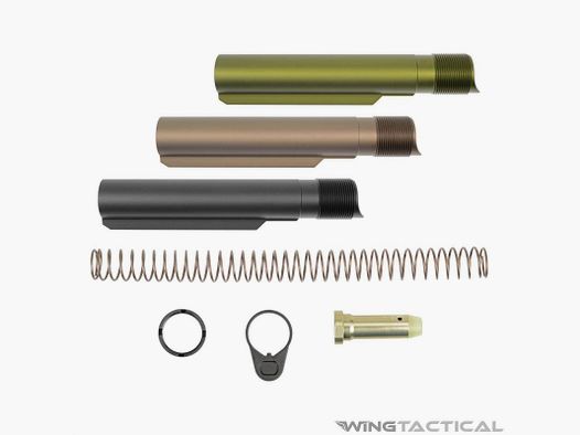 Aero Precision AR10 Rifle Replacement Buffer .308 Tube Assembly - Noir