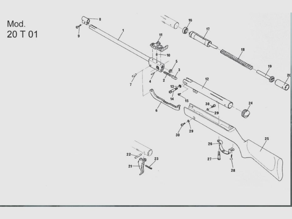 RICAMBIO DIANA 21 TO5 – STANTUFFO COMPLETO F.16/17