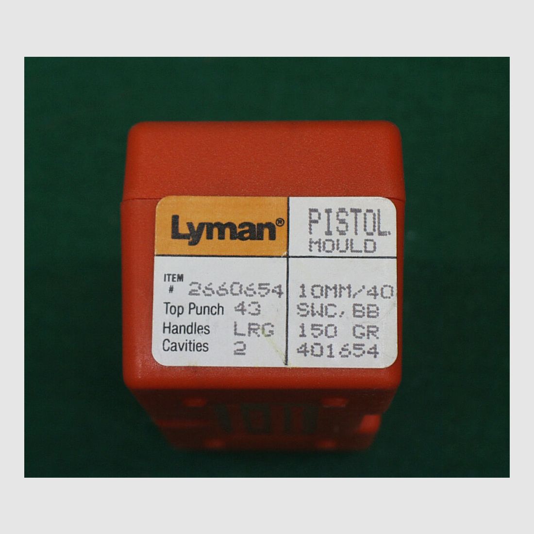 Lyman Mold Cal. 10mm/40