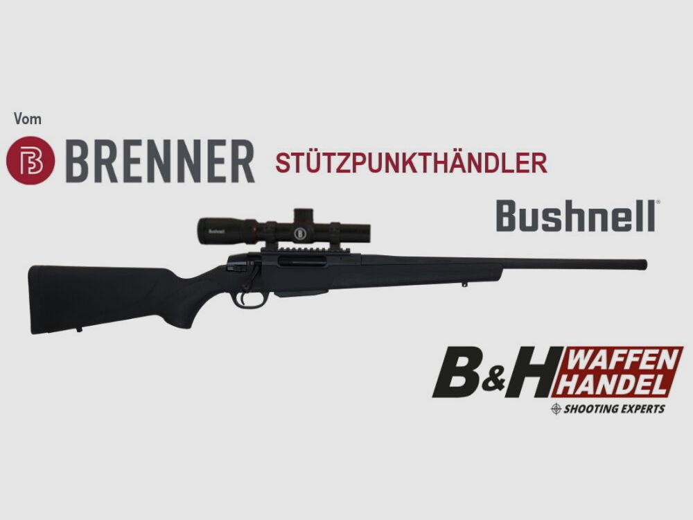 Pacchetto completo Brenner BR20 Polymer .30-06Spring. con Bushnell NITRO 1-6x24