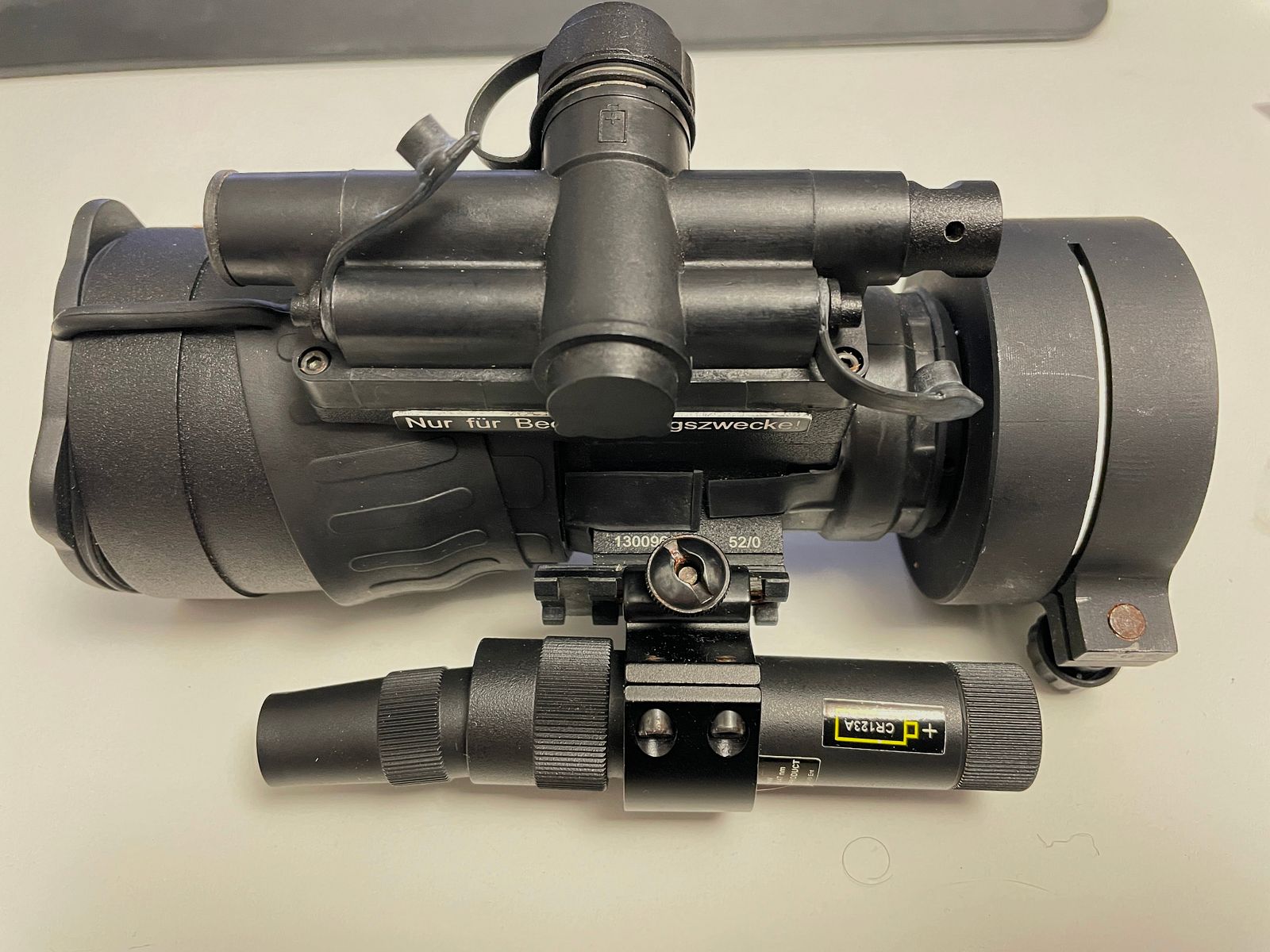 Vorsatznachtsichtgerät Nightspotter Gen. 2+ mit Photonisröhre und Aufheller