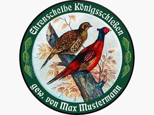 Schützenscheibe ECO-LINE Motiv 192