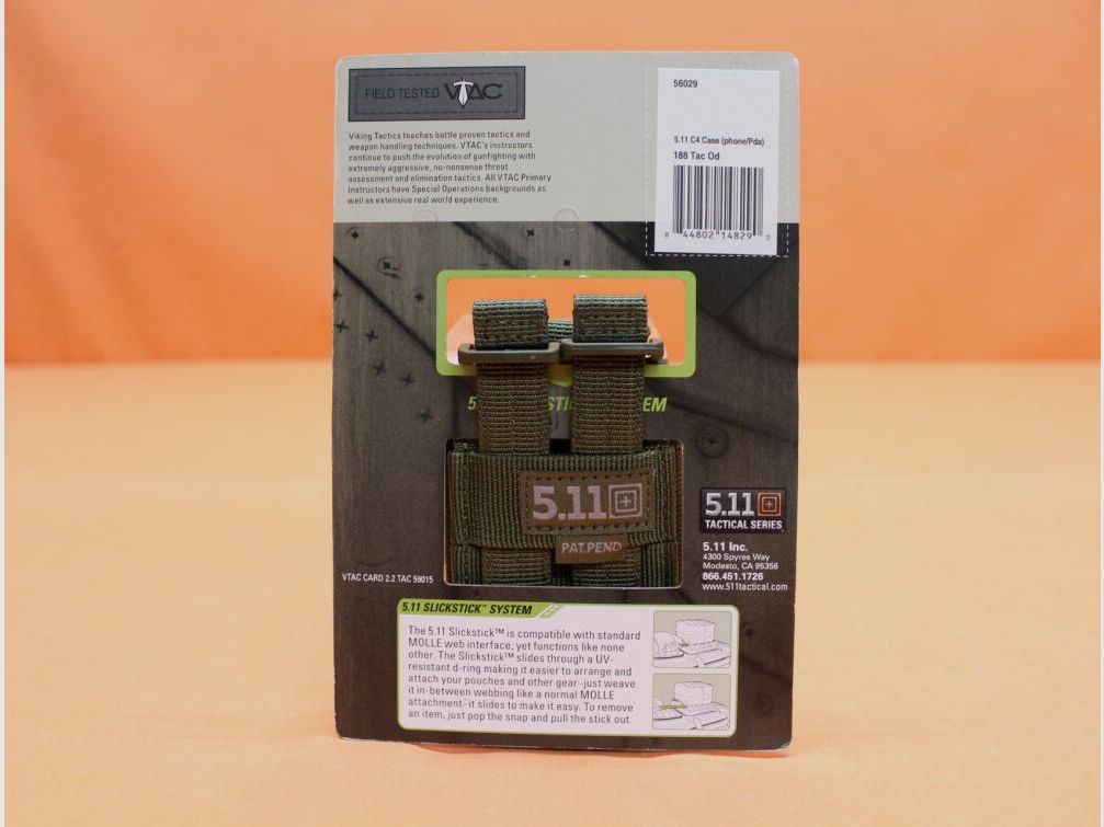 5.11 5.11 C4 Case (56029) 188 Tac OD Bag Medium Phone/ PDA, or e.g. also for cigarette boxes?