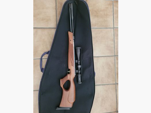 Weihrauch HW 97 K Lochschaft mit Hawke Vantage 3-12x44 und Zubehör