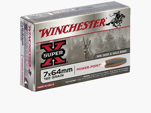 7×64 WINCHESTER SUPER X POWER-POINT 162gr