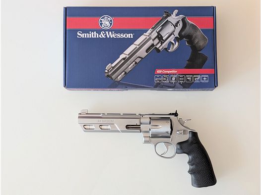 Smith & Wesson 629 Competitor 6" 4,5 mm (.177) Diabolo, CO₂, < 3,0 J, Steel-Finish