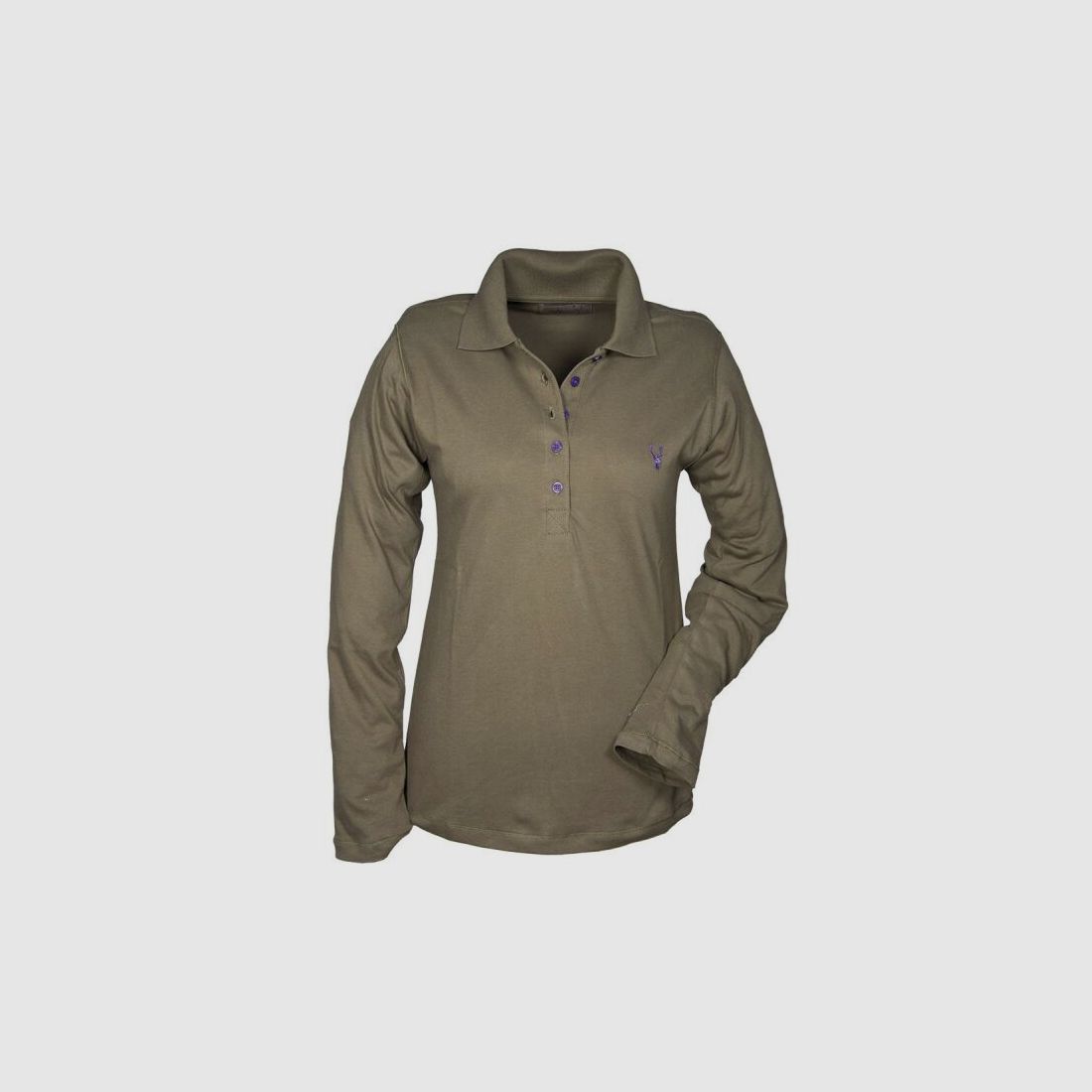 Hubertus Damen Polo-Shirt flieder