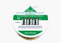 Cartuchos de fogueo cal. 9 mm R.K. para revólver