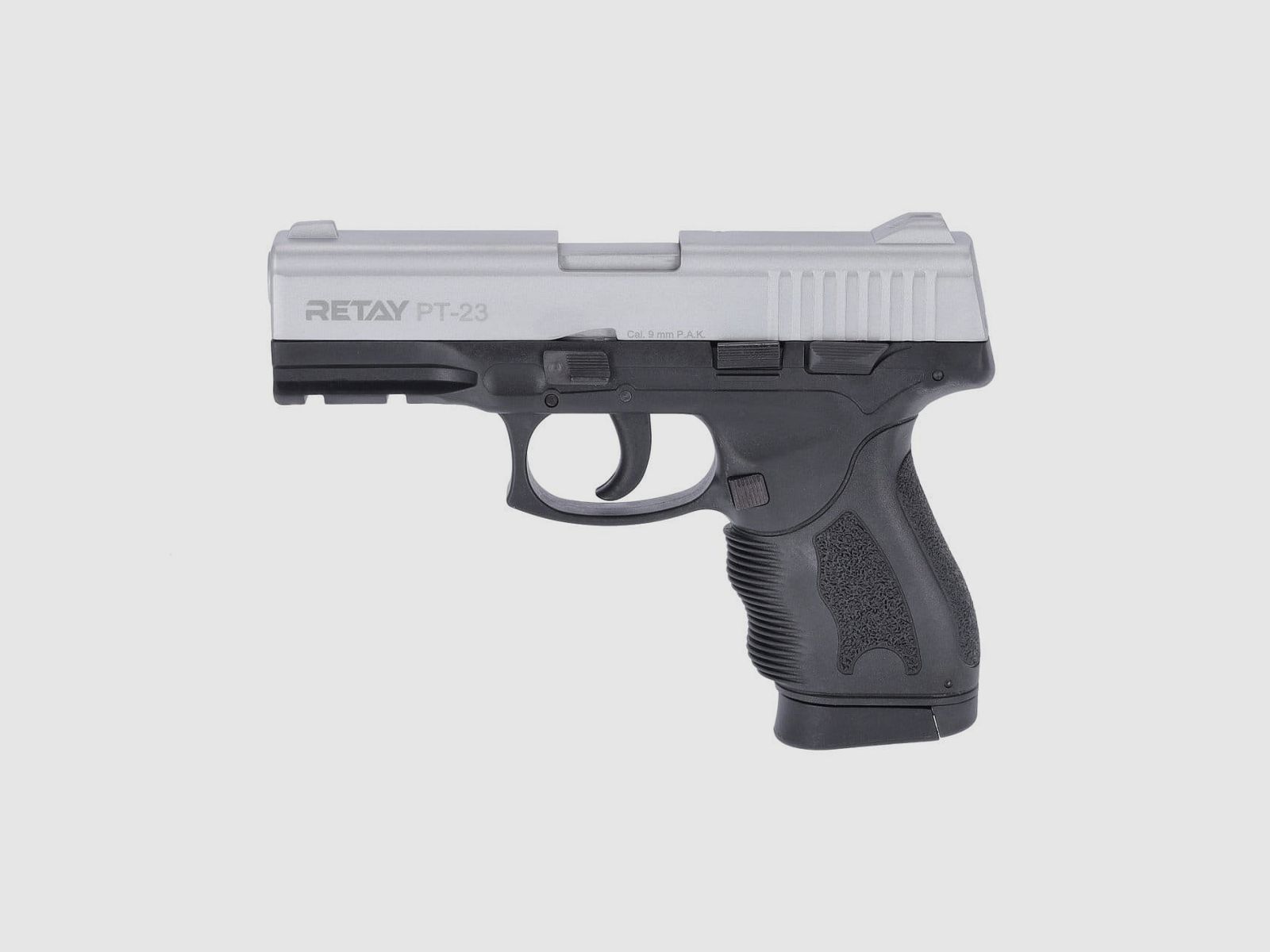 Retay PT-23 pistolet à blanc 9 mm P.A.K. nickel