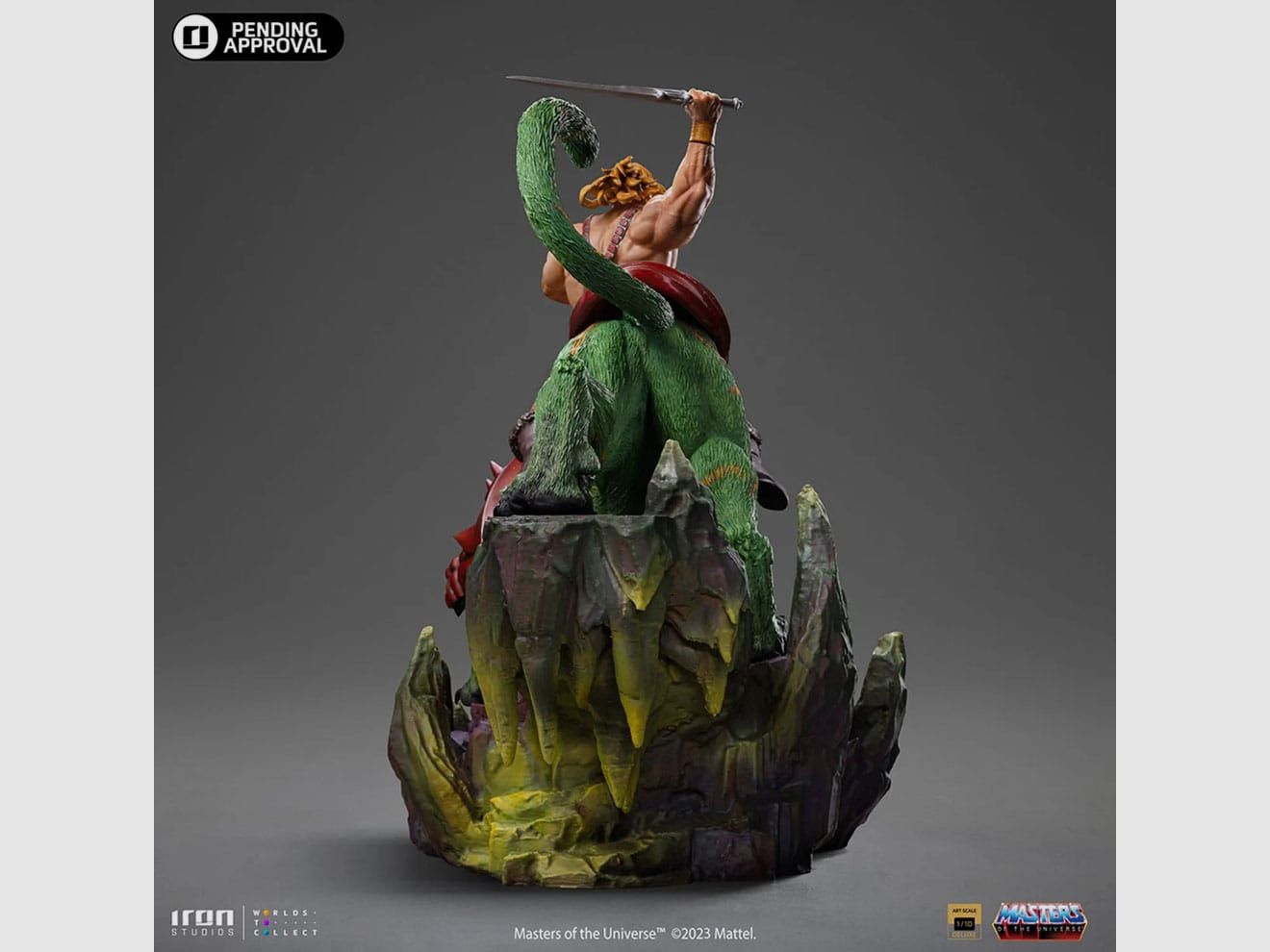 Masters of the Universe Deluxe Art Scale Statue 1/10 He-man and Battle Cat 31 cm | 43406