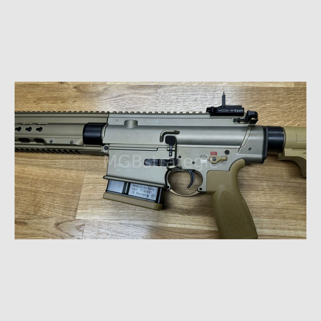 Heckler & Koch MR308 A3 16.5" - semi-automatic rifle .308 Win. HK MR308 A3 color sand - H&K MR 308 A3 - civilian version of the H&K 417 / H&K G27