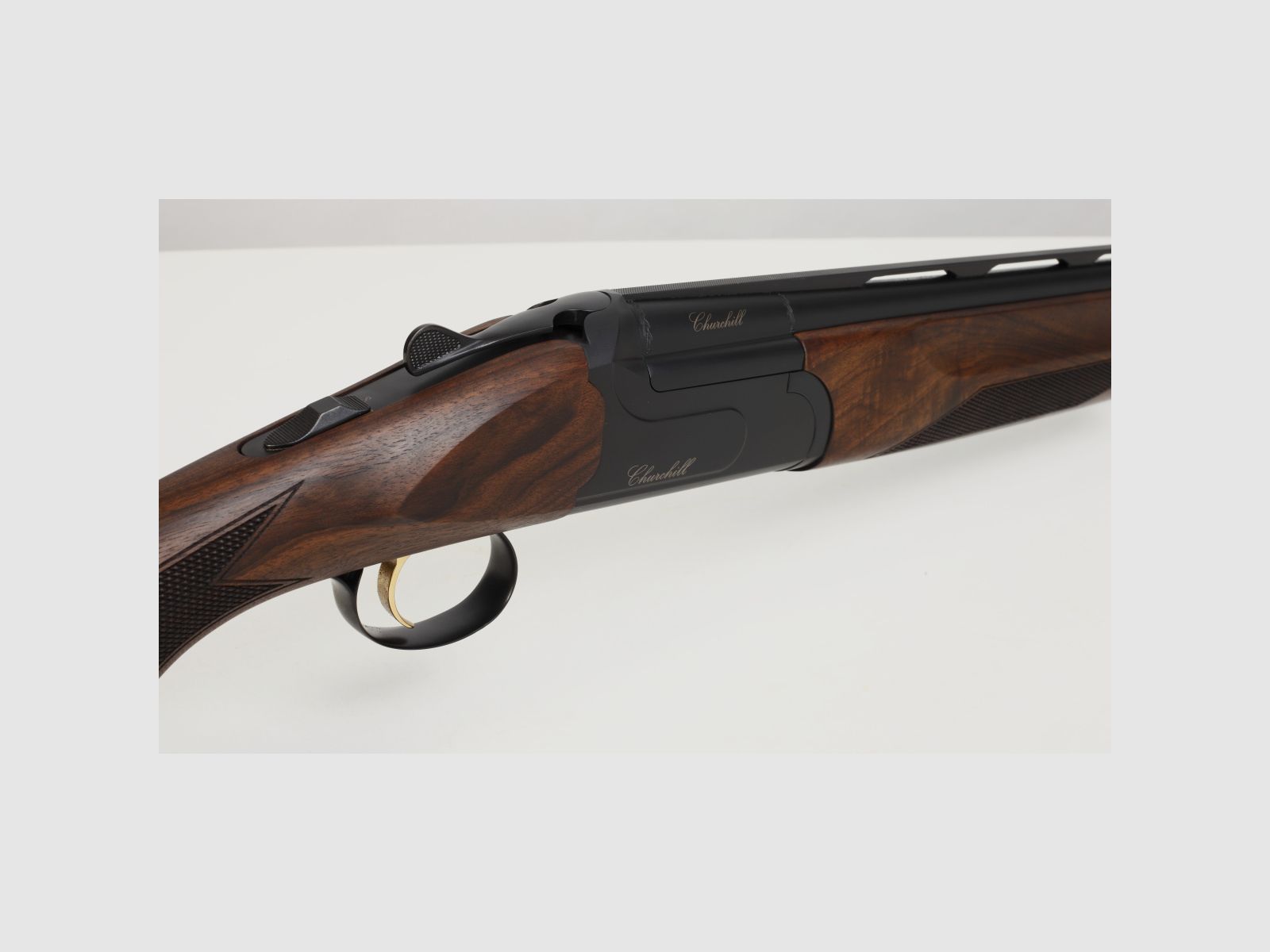 AKKAR Arme BDF Churchill 206E Chasse Noir Éjecteur 71cm 12/76 Mag.