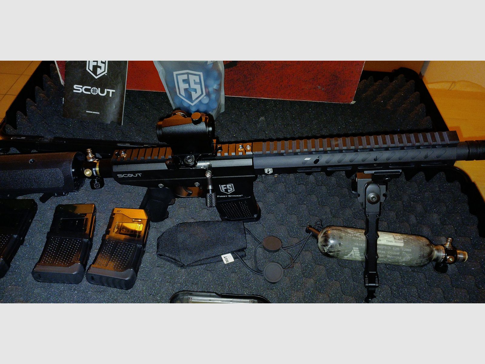 First Strike Scout Sniper Rifle Paintball Markierer - Zwart