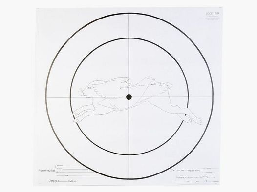 Shooting targets Januel Rifle Test - By 100