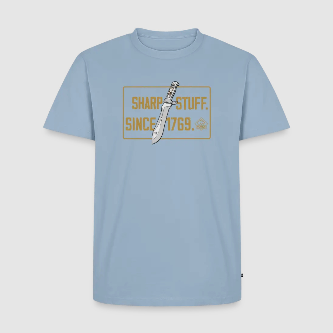 T-shirt Premium pour homme PUMA "Sharp stuff since 1769 Gold"