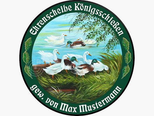 Schützenscheibe ECO-LINE Motiv 126