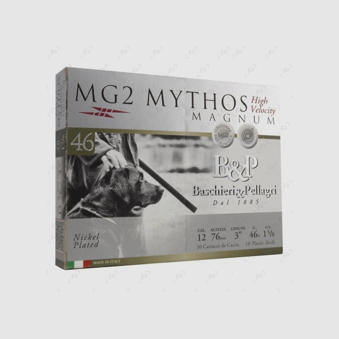 PATRONE BASCHIERI&PELLAGRI 12/76 MG2 MYTHOS 46 HV BJ