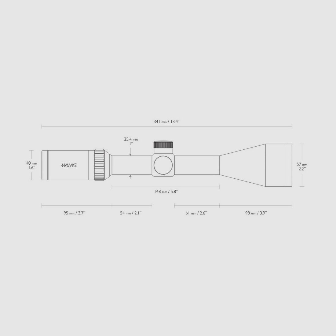 Hawke Vantage IR 4-12x50 L4A Dot, immagine 2 di 3