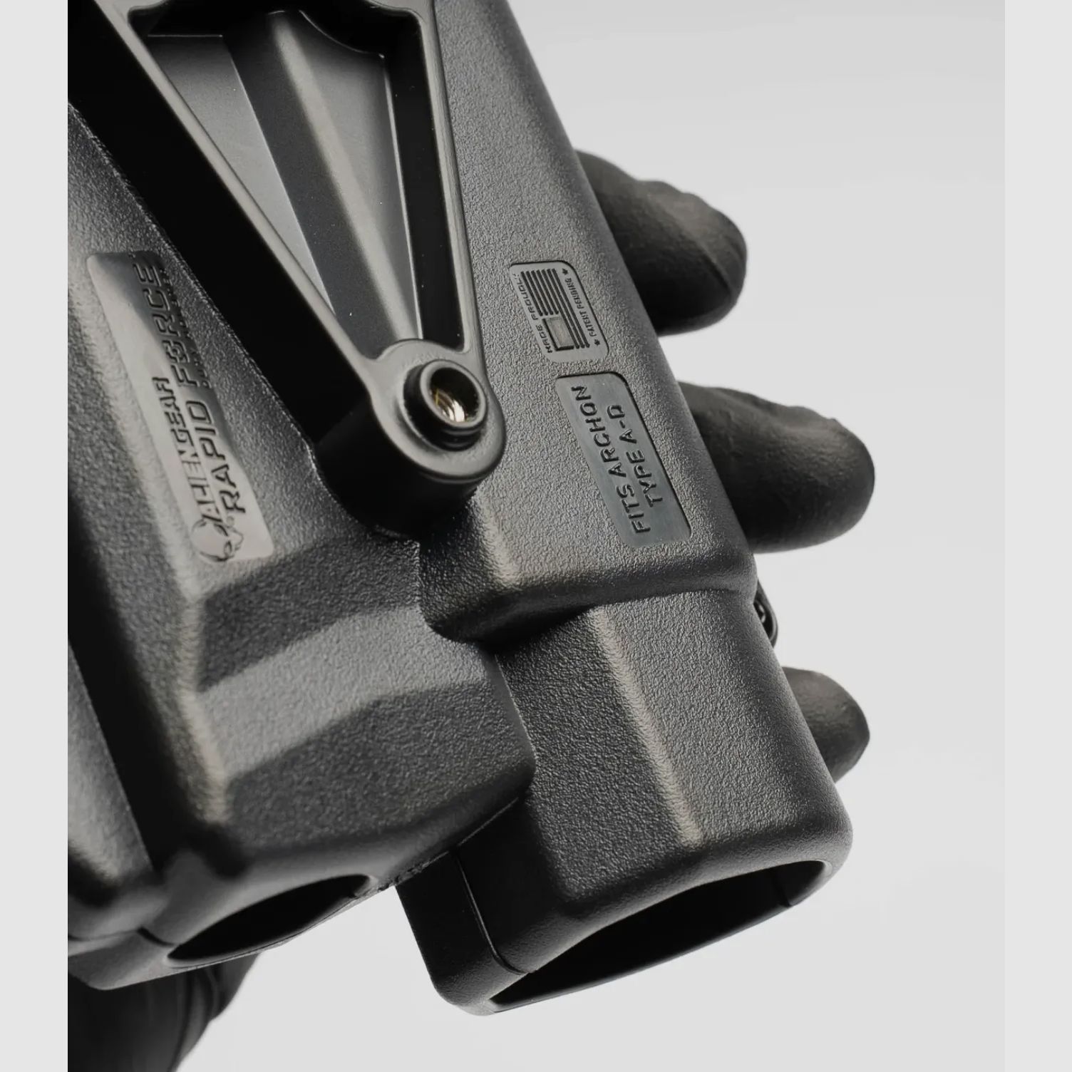 Rapid Force Level III dienstholster voor Glock 17/19/45 MOS – middelhoge riemholster – groot licht, afbeelding 2 van 6