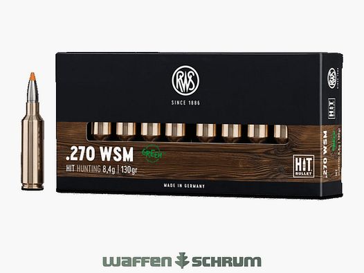 RWS HIT 8,4g - 130gr .270WSM