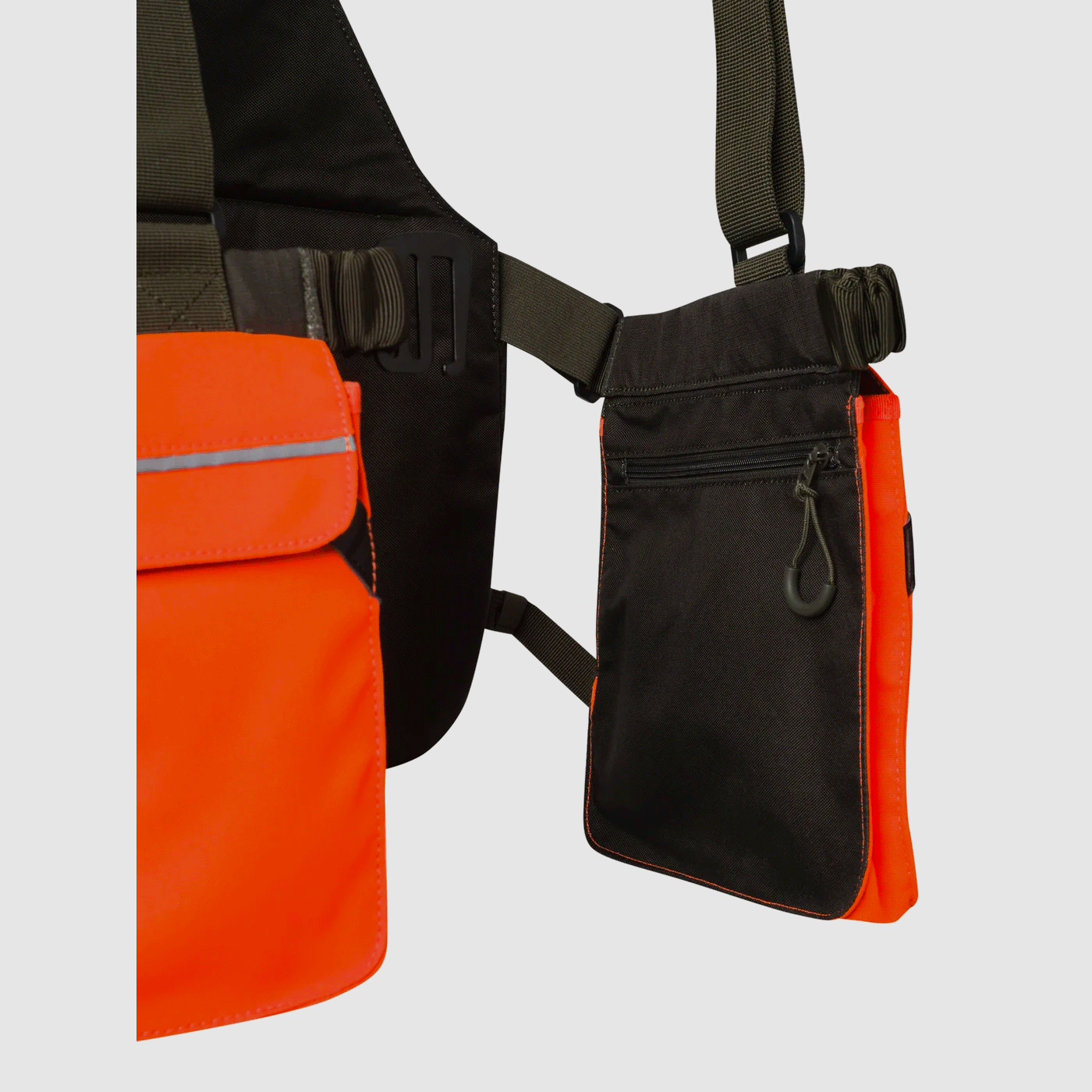 GILET/TRISACCA – BERETTA – STRAP EVO VEST Green Moss & Orange, image 4 of 5