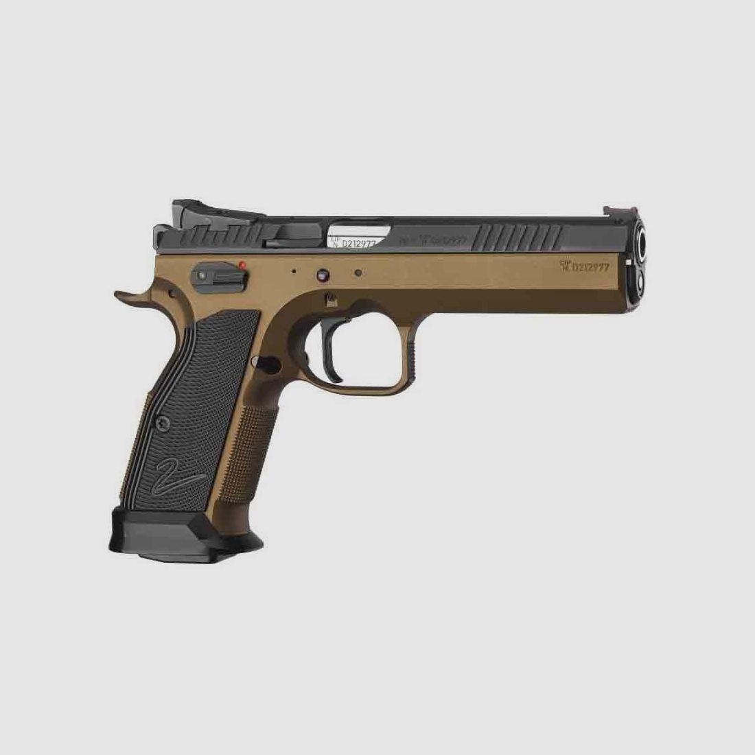 CZ TS 2 Deep Bronze Pistol, image 3 of 3