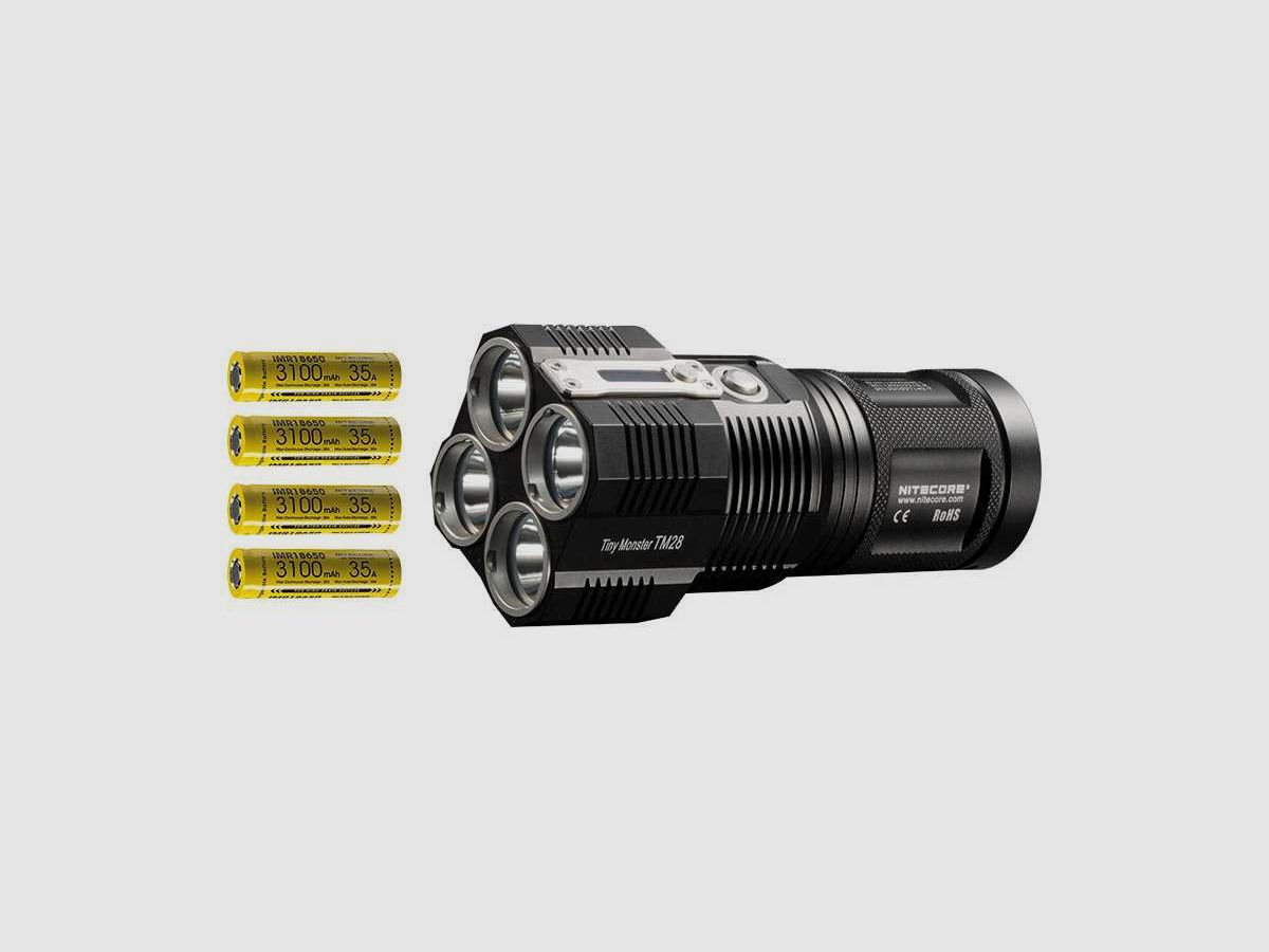 Latarka Tiny Monster 28BI + Akumulatory - 6000Lm Nitecore