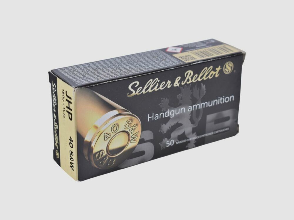 Sellier & Bellot .40 S&W JHP 180grs / 11.7g