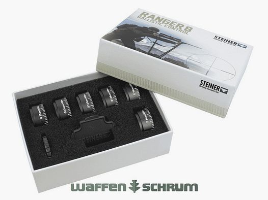 Steiner Ballistic Control Set für Ranger 8 Kappen + Schraubendreher Ranger 8 ohne BT
