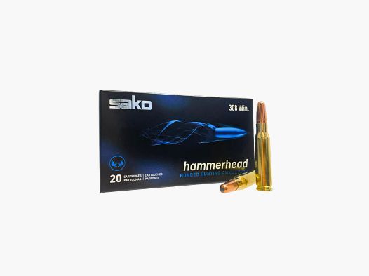Sako Hammerhead SP kaliber .308Win 180gr. 20 schoten