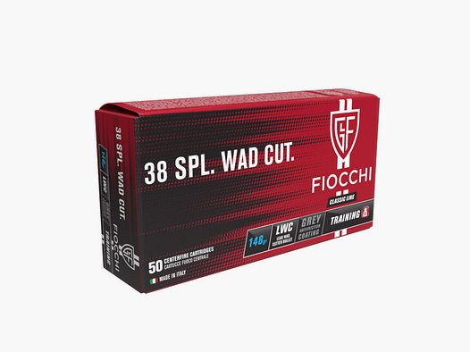 Fiocchi LWC 9,59g - 148gr. .38Special