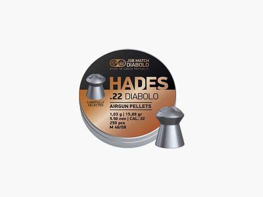 Pociski kal. 5,5 JSB Hades 250 szt 1,03 g