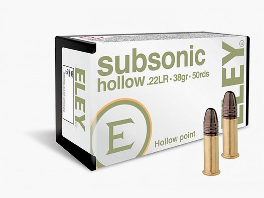 .22LR Subsonic Hollow Point 2,46g / 38gr