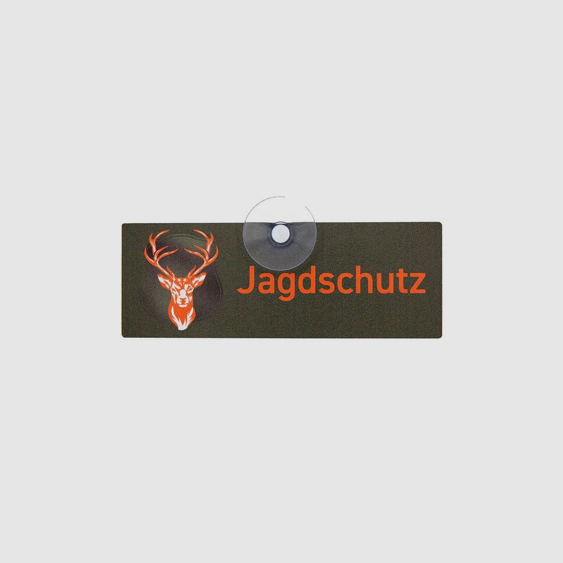 Wilde Hilde Autoschild mit Saugnapf - "Jagdschutz"