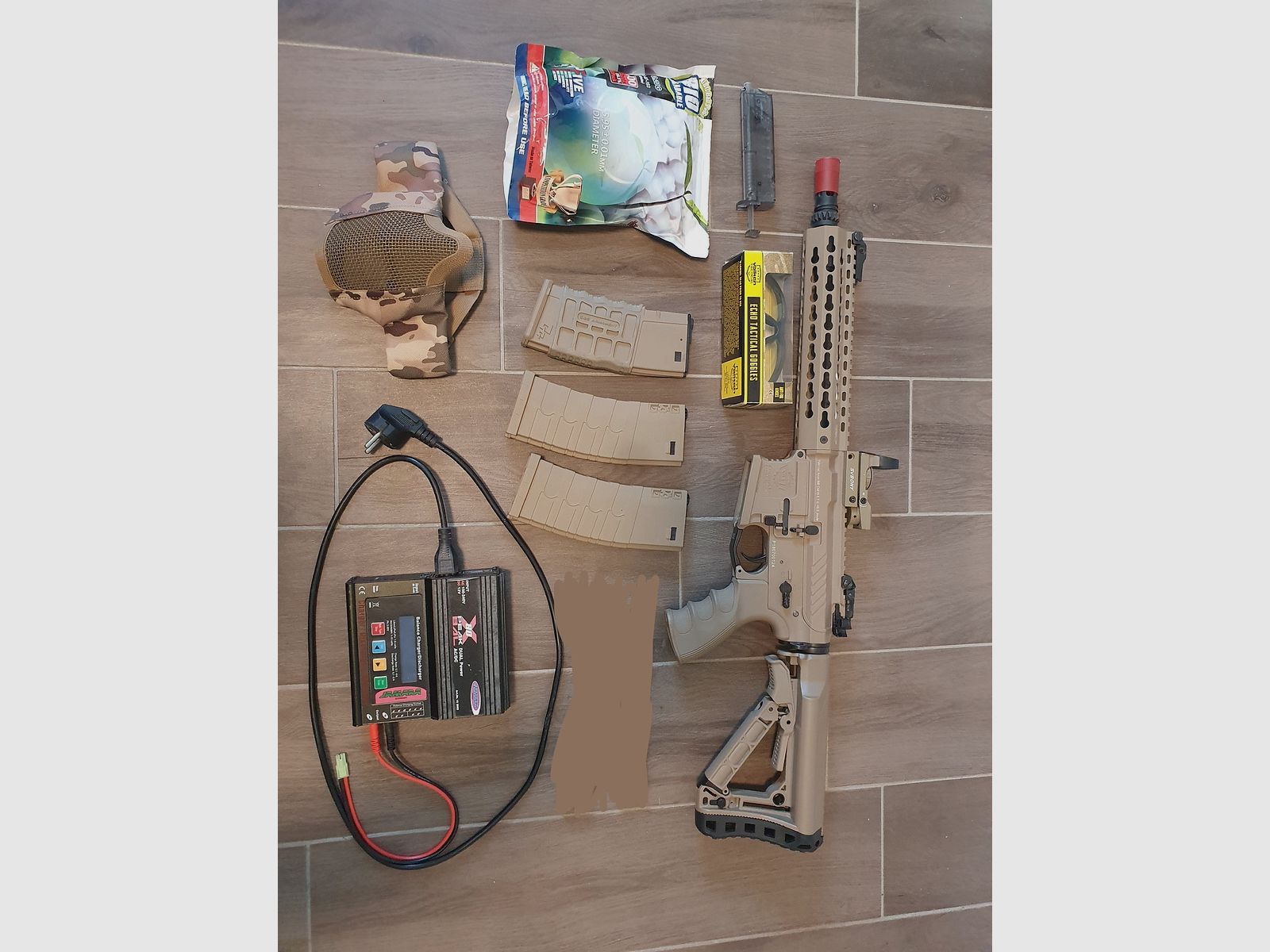 G&G CM16 SRL E.T.U.  0,5J Desert Bundle