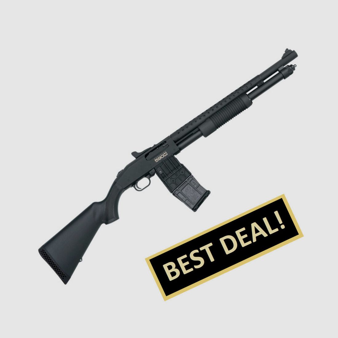 Mossberg 590M Mag-Fed 18.5" (5 Zoll) Black Ghostring 12/89